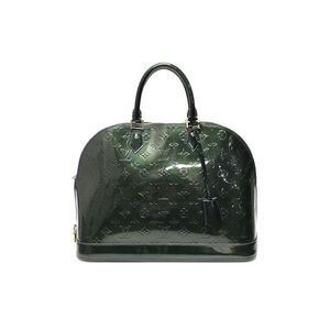 Bleu Nuit Monogram Vernis Alma Mm Tote Bag